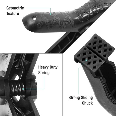 Julius Studio 10pack Photography Backdrop Support Spring Clamp, Heavy Duty 4.3" Clip for Background Muslin, Canvas, Paper, Chromakey Screen, JSAG592 in Kuwait