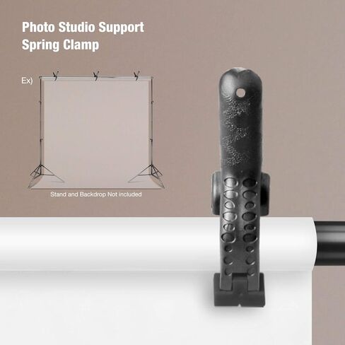 Julius Studio 10pack Photography Backdrop Support Spring Clamp, Heavy Duty 4.3" Clip for Background Muslin, Canvas, Paper, Chromakey Screen, JSAG592 in Kuwait