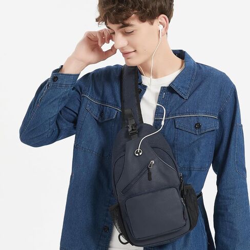 Javolto Crossbody Sling Bag,Small Backpack Men,Hands-Free Shoulder Daypack in Kuwait