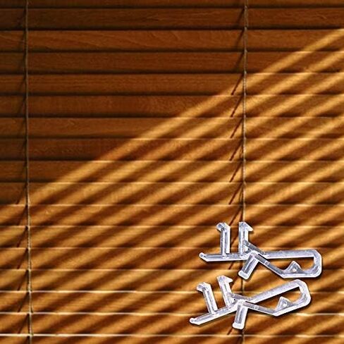 DGQ الستارة كليب 12 قطعة من البلاستيك الشفاف المخفية الستارة كليب نافذة أعمى مقاطع للستائر الخشبية الأفقية الصغيرة in Kuwait