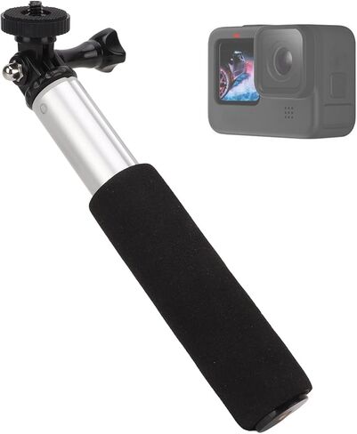 عصا سيلفي قابلة للتعديل من 7.5 إلى 33.1 بوصة من الألومنيوم، قضيب تمديد مونوبود محمول، مقبض يدوي قابل للتعديل، عمود مونوبود قابل للتعديل متوافق مع كاميرا الهواتف الذكية in Kuwait