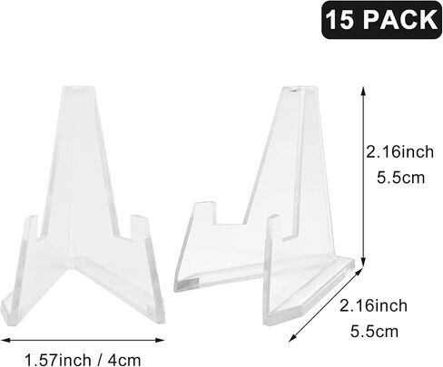 15 عبوة من حامل العملات المعدنية من الأكريليك حامل حامل صغير من كيربورت لعرض مجموعات صغيرة للعملات المعدنية وجيوب وساعات ميداليات in Kuwait