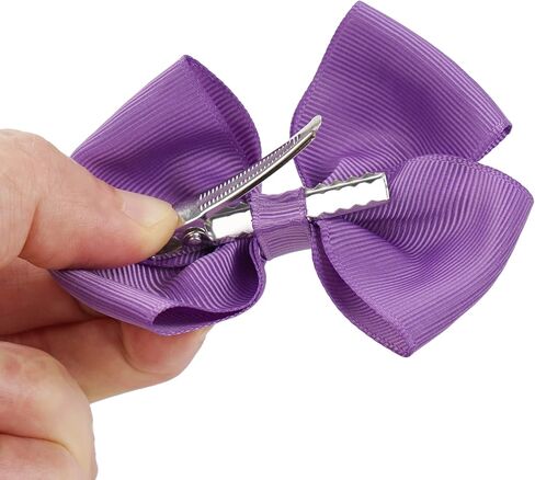 أقواس شعر CÉLLOT للفتيات، 40 قطعة من أقواس شعر ضفيرة 3.5 بوصة، مشابك شعر تمساح، إكسسوارات شعر مدرسية للفتيات الصغيرات والأطفال الصغار والمراهقين، 20 لونًا في أزواج in Kuwait