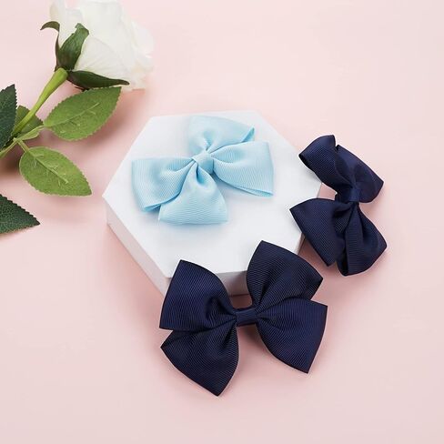 أقواس شعر CÉLLOT للفتيات، 40 قطعة من أقواس شعر ضفيرة 3.5 بوصة، مشابك شعر تمساح، إكسسوارات شعر مدرسية للفتيات الصغيرات والأطفال الصغار والمراهقين، 20 لونًا في أزواج in Kuwait