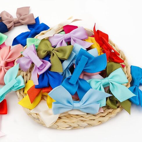 24 قطعة/12 زوج من مشابك الشعر المخملية للبنات 10.16 سم مشابك شعر التمساح ملحقات الشعر للأطفال والبنات والمراهقين in Kuwait