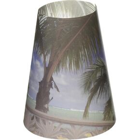 Royal Designs Vellum Tea Light Paper Wine Glass Lampshade, Beach Blue Sky, Set of 20 (TLS-1012A-20) in Kuwait