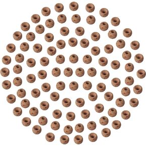 EUPHENG 100pcs Mottled Tactical Tungsten Beads for Jig Hooks Fly Tying Assortment Nymph Head Fly Tying Materials 6 Colors / 5 Sizes