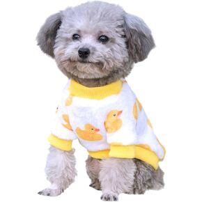 CuteBone Soft and Cozy Dog Flannel Coat - Warm Pet Jacket with Adjustable Fit for Small and Medium Breeds - Perfect for Winter Walks and Outdoor Activities LTMR04XS