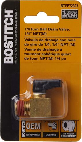 Bostitch BTFP72327 Ball Type Drain Valve in Saudi Arabia
