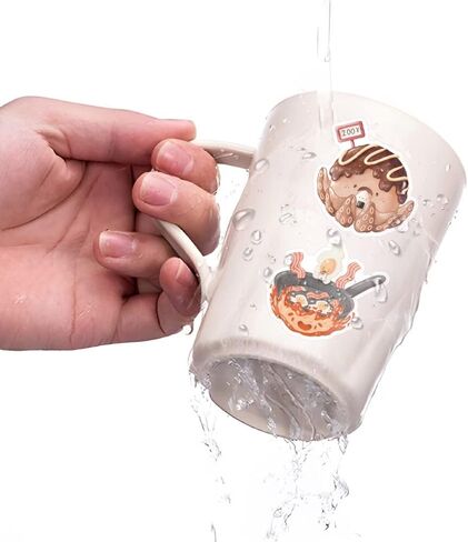 100 قطعة من الملصقات الجمالية الأنيقة المصنوعة من الفينيل للطعام اللطيف، وثلاجة الكمبيوتر المحمول، والجيتار، وزجاجة المياه، وخوذة الأمتعة، ومقاومة للماء، ملصقات زخرفية متينة للأطفال والمراهقين والبالغين (الطعام) in Kuwait