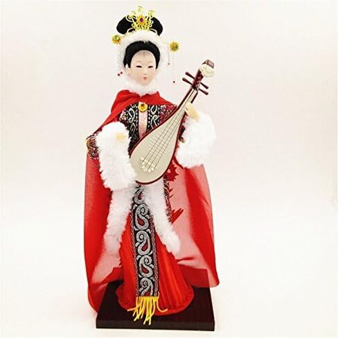 Earlyred 12 ''التقليدية اليابانية الفن الحرير تحصيل تمثال دمية الآسيوية الجيشا كيمونو الدمى تمثال الاتجاه هدية 30 سنتيمتر in Kuwait