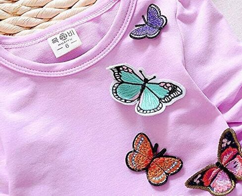 Yao Infant Little Baby Girls Clothing Set 2 Pieces Set Long Sleeve T Shirt and Skirt Pants in Saudi Arabia