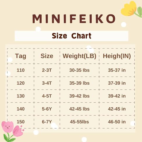 MINIFEIKO Toddler Girl Winter Spring Outfit 2-6 Years Old in Saudi Arabia