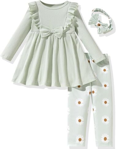 MINIFEIKO Toddler Girl Winter Spring Outfit 2-6 Years Old in Saudi Arabia