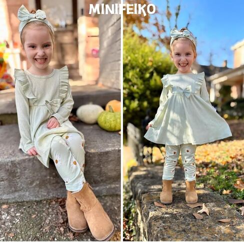 MINIFEIKO Toddler Girl Winter Spring Outfit 2-6 Years Old in Saudi Arabia