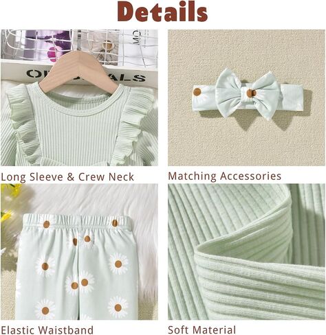 MINIFEIKO Toddler Girl Winter Spring Outfit 2-6 Years Old in Saudi Arabia
