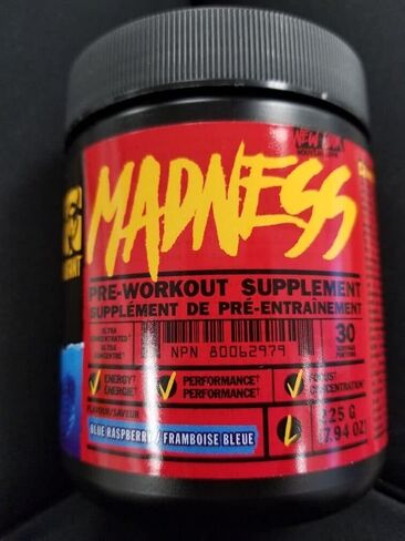 Mutant | Madness and Madness All-in | Double Pre-Workout Bundle | Fruit Punch and Melon Candy | Branded Stainless Steel Shaker | 30 Serving + 18 Serving in Saudi Arabia