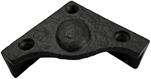 Adonai Hardware "Bamah" Vintage Black Antique Cast Iron Retro L-Corner Edge Cover Protector for Safety Guard, Furniture, Cabinets, Tables, Wooden Jewelry Box, Chest, Trunks, Corner Protection in Saudi Arabia