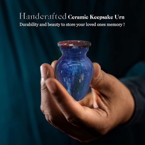 Small Urns for Human Ashes - Set of 2, Mini Keepsake Exquisite and Beautiful Urn Give Your Deepest Thoughts to Those You Love in Kuwait
