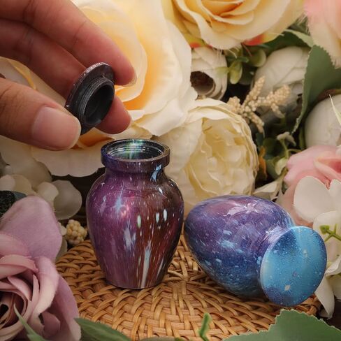 Small Urns for Human Ashes - Set of 2, Mini Keepsake Exquisite and Beautiful Urn Give Your Deepest Thoughts to Those You Love in Kuwait