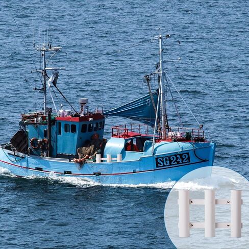 Goture 2 مجموعة حوامل صنارة الصيد 3-Tude رف حامل قضيب الصيد قوس حامل عمود الصيد البلاستيكي مع برغي للقوارب، الكاياك، المرآب، ملحقات قارب الصيد in Kuwait