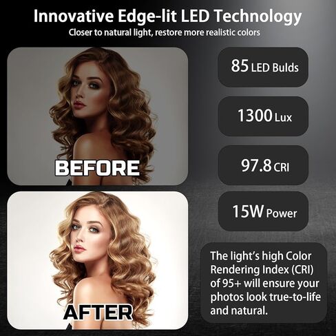 إضاءة لتسجيل الفيديو، 3 درجات حرارة اللون، 10 مستويات سطوع قابلة للتعديل لإضاءة مؤتمرات الفيديو، أدوات تحكم ناعمة الملمس، للتسجيل/الكمبيوتر/الاجتماعات in Kuwait