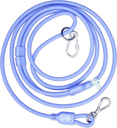 9-in-1 Hands Free Dog Leash Crossbody/Waist Black Small Dogs in Kuwait
