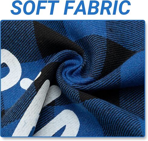 FLYSTAR الكلب باندانا عيد ميلاد مع قبعة ورقم - منقوشة لطيف هزلي باندانا للكلاب الصغيرة المتوسطة الكبيرة صبي - وشاح مثلث أزرق Bibis حزب ملابس الكلب in Kuwait