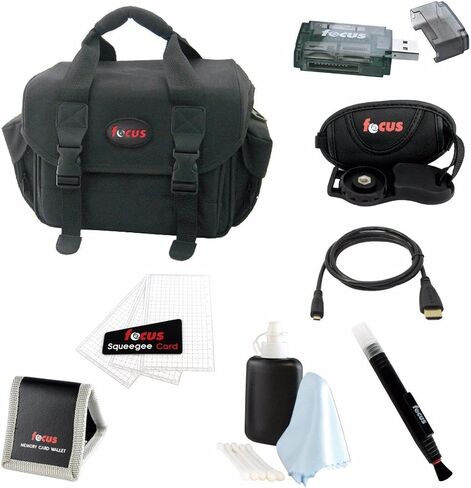 مجموعة كاميرا فيديو باناسونيك HC-VX981K 4K فائقة الدقة مع بطارية ومجموعة شاحن، وحقيبة مع ملحقات وأدوات تنظيف، وبطاقة ذاكرة 64 جيجابايت، وفلتر عدسة، وكابل (6 قطع) in Kuwait