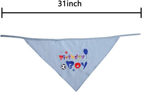 Dog Birthday Bandana with Party Hat Bow Pet Birthday Set Triangle Scarf Supplies Happy Birthday Banner Set for Boy Dogs Puppy in Kuwait