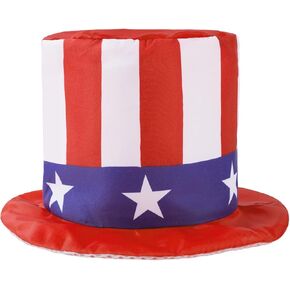 كوزلاند قبعة العم سام للاطفال في الرابع من يوليو متعددة الالوان من عمر 1-3 سنوات in Kuwait