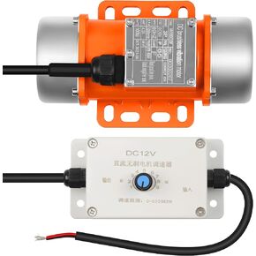 محرك هزاز للملح والرمال الموزعة وخلاط الخرسانة 5000 دورة في الدقيقة 100 واط DC12V علبة سبائك الألومنيوم هزاز الخرسانة in Kuwait