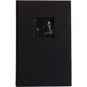 Kolo Hudson 3up Photo Album, Holds 300 4x6 Photos, Ideal for Weddings and Baby Books, Black