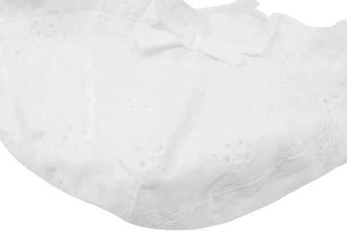 Adorable Baby Girls Floppy Hat Floral Embroidered Hollow Wide Brim SPF 50+ Hat in Saudi Arabia
