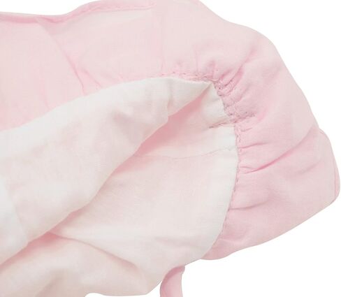 Adorable Baby Girls Floppy Hat Floral Embroidered Hollow Wide Brim SPF 50+ Hat in Saudi Arabia
