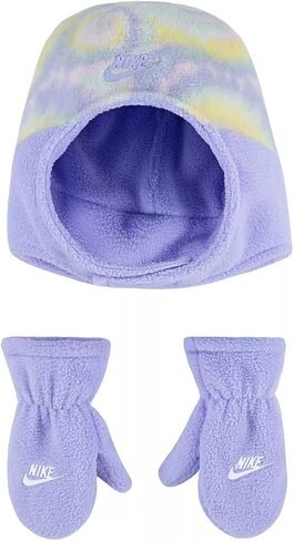 Nike Baby Girl Tie Dye Trapper Hat & Mittens 2 Piece Set in Saudi Arabia