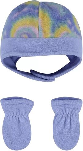 Nike Baby Girl Tie Dye Trapper Hat & Mittens 2 Piece Set in Saudi Arabia