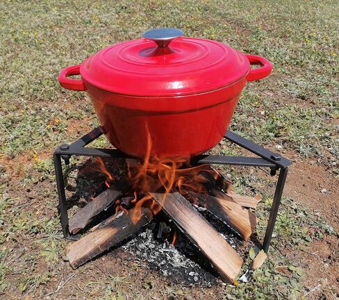 14 Inch Camping Tripod for Cooking, Camping Cooking Stand, Tripod Grill, Fire Tripod for Cooking, Cast Iron Stand, Dutch Oven Stand, Fire Pit Stand, Dutch Oven Tripod, Cooking Tripod for Campfire in Saudi Arabia