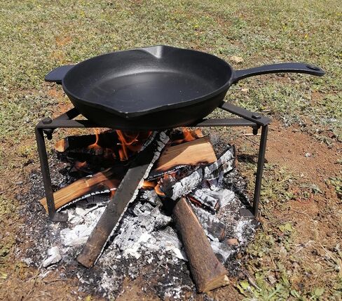 14 Inch Camping Tripod for Cooking, Camping Cooking Stand, Tripod Grill, Fire Tripod for Cooking, Cast Iron Stand, Dutch Oven Stand, Fire Pit Stand, Dutch Oven Tripod, Cooking Tripod for Campfire in Saudi Arabia