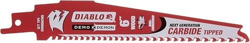 Freud-Diablo DB Carbide 6 6TPI 3PK SENS, Red, 6" (DS0606CWS3) in Saudi Arabia
