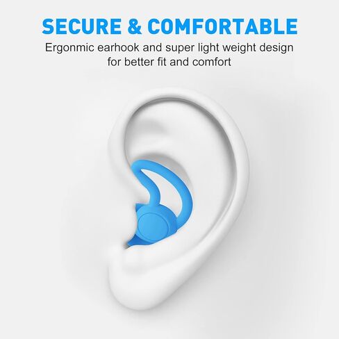 Ear Plugs for Sleeping Noise Cancelling,Comfortable Silicone Sound Blocking Earplugs, Reusable Washable Earplugs for Sleeping, Work, Study, Snoring, Shooting, Concerts in Kuwait
