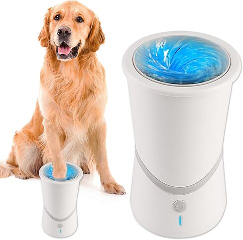 منظف مخالب الكلاب الاوتوماتيكية، غسالة الكترونية محمولة، منظف مخالب الكلاب مقاوم للماء مع سيليكون ناعم وشعيرات قوية، مخالب موحلة للكلاب الصغيرة والمتوسطة الحجم in Kuwait