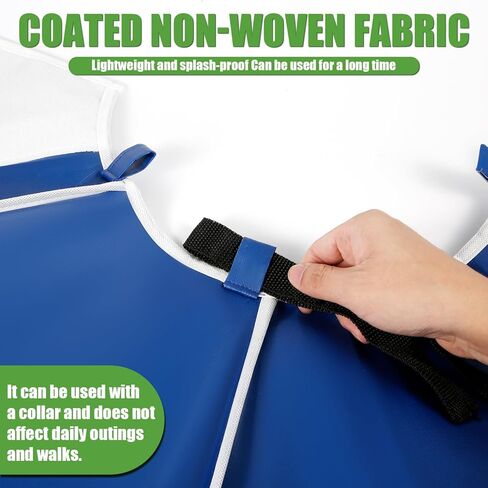 lasuroa مريح الكلب المخروط، غير المنسوجة النسيج المضادة لعق مخروط الكلب مكافحة لدغة مخروط زن مخروط للكلاب طوق واقية للكلاب الكبيرة والمتوسطة والصغيرة القطط الجمال الاستحمام (L) in Kuwait