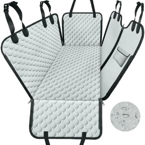 غطاء مقعد سيارة للكلاب من مانكرو للمقعد الخلفي، غطاء مقعد سيارة مقاوم للماء للكلب مع أغطية جانبية، أغطية مقاعد سيارة للحيوانات الأليفة مقاومة للخدش للمقعد الخلفي، غطاء متين لمقعد السيارة للشاحنات وسيارات الدفع الرباعي، قياسي in Kuwait