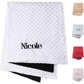 Personalized Baby Blanket-Wrap Them in Love with Our Luxurious Custom Baby Blanket- Best Personalized Baby Gift for Baby Shower- 30" x 40" Baby Blanket with Name in Kuwait