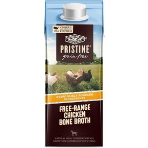Castor & Pollux Pristine Grain Free Free-Range Chicken Bone Broth Dog Food Topper, (24) 8.4oz cans in Kuwait