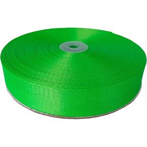 Menghuan Flat Nylon Webbing 1 Inch 10 Yards Durable Heavyweight Nylon Strap Webbing for Backpack,Handle,Luggage,Sling,Pet Leash or Collar (052508 Bright Green, 10 Yards)¡­ in Kuwait