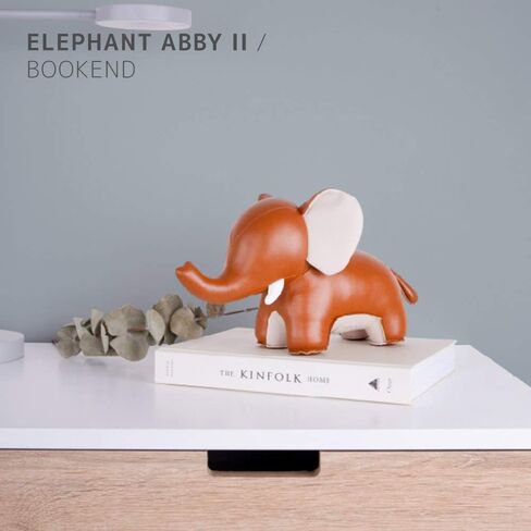 zü​ny، سلسلة zuny Bookend باللون البني للأرفف، ديكور المكتب - الفيل آبي Ⅱ in Kuwait