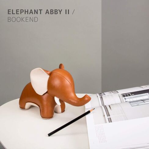 zü​ny، سلسلة zuny Bookend باللون البني للأرفف، ديكور المكتب - الفيل آبي Ⅱ in Kuwait