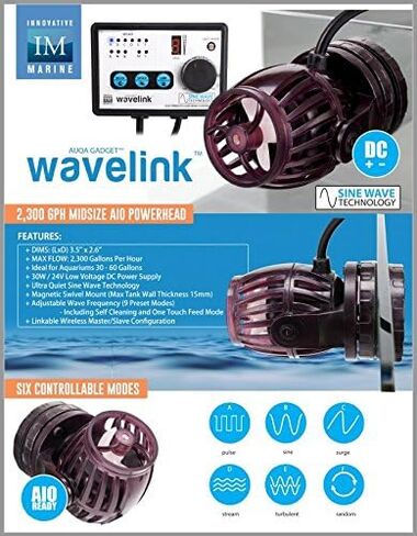 رأس طاقة Wavelink DC Wavemaker المبتكر البحري (متوسط ​​الحجم: 253-2300 جالون في الساعة) in Kuwait